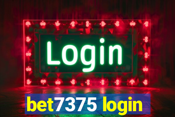 bet7375 login